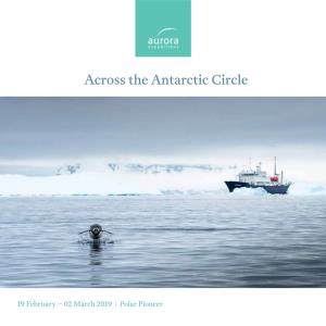 Across the Antarctic Circle