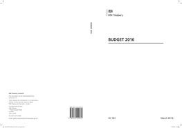 Budget 2016 Hc 901