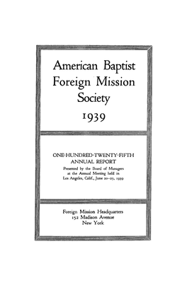 American Baptist Foreign Mission