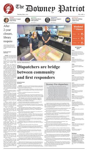 Dispatchers Are Bridge Between Community and First Responders