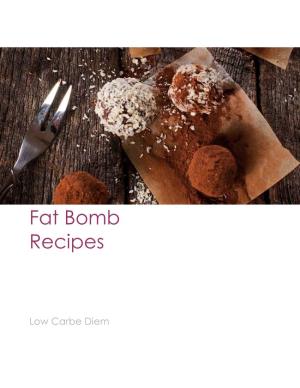 Fat Bomb Recipes