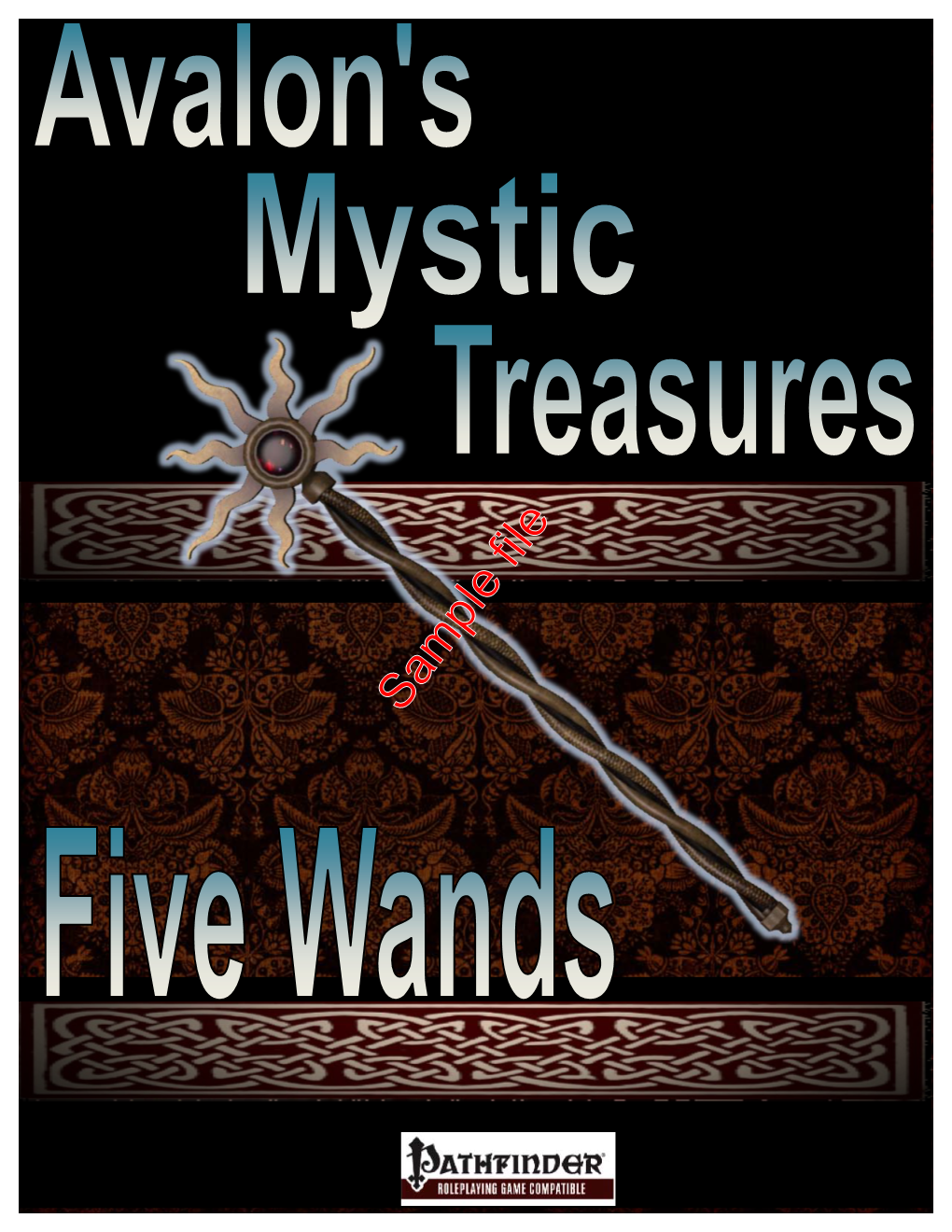 Set 24 Five Wands