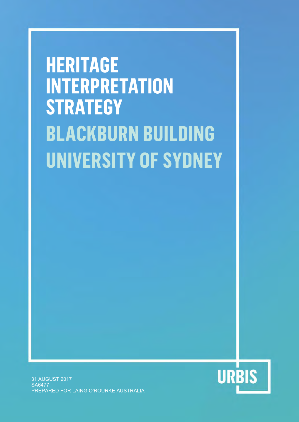 Blackburn Building University of Sydney