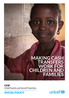 Making Cash Transfers Work for Children and Families