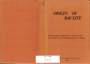 Origin of Bauxite