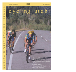 SEPTEMBER 2001 Cycling Utah