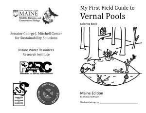 My First Field Guide to Vernal Pools
