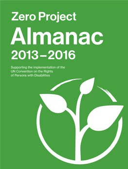 Zero Project Almanac 2013–2016