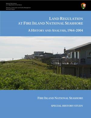 Land Regulation at Fire Island National Seashore