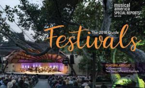 The 2018 Guide Festivals