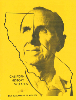 Californi History Syllabus