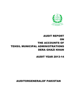 Special Audit Reports Nil Nil 7