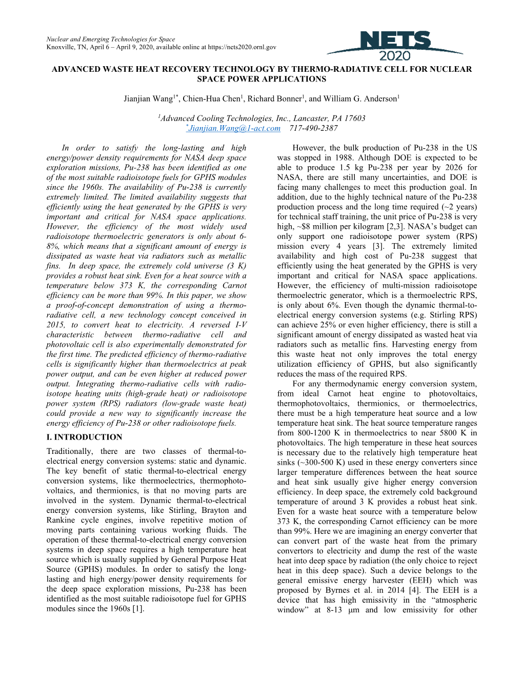 Advanced Waste Heat Recovery Technology by Thermo-Rradiative