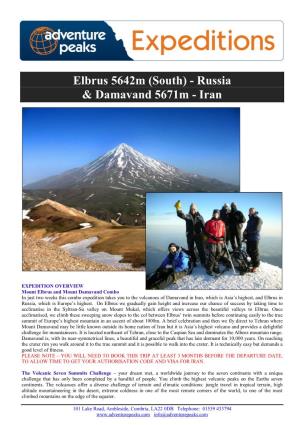 Elbrus 5642M (South) - Russia
