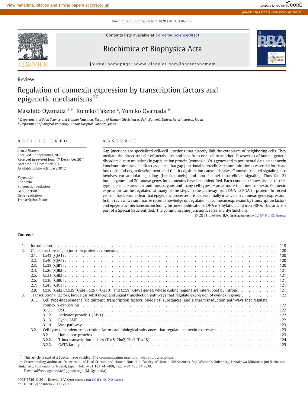 Biochimica Et Biophysica Acta 1828 (2013) 118–133