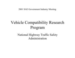 Vehicle Compatibility Research Program