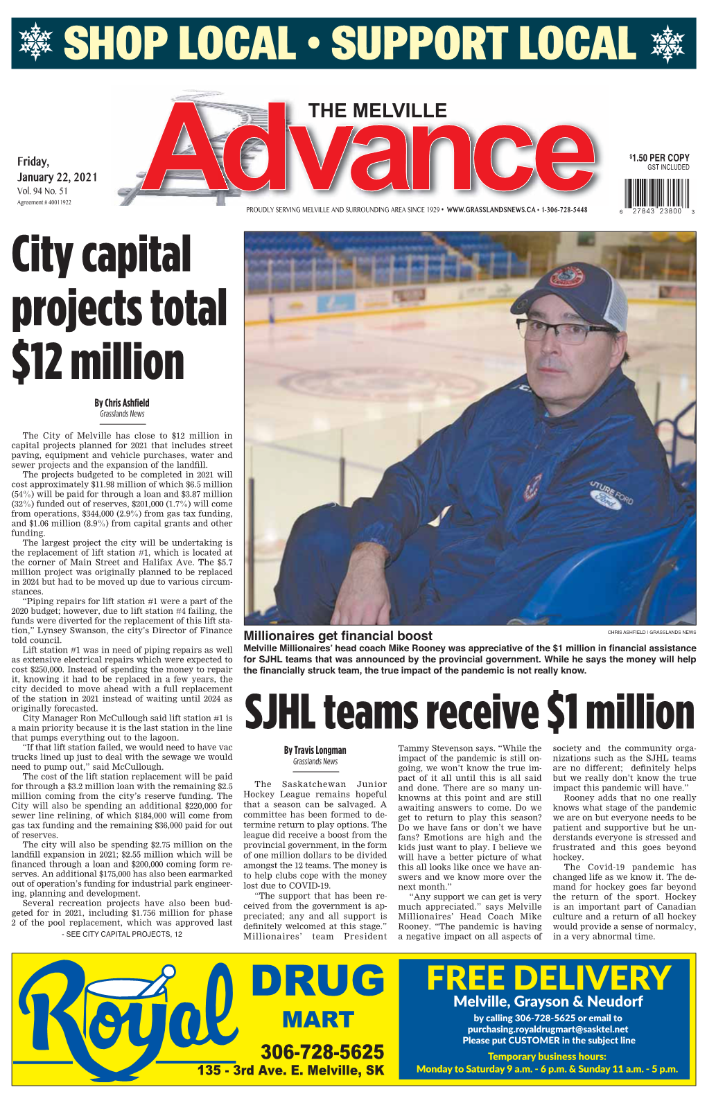 City Capital Projects Total $12 Million