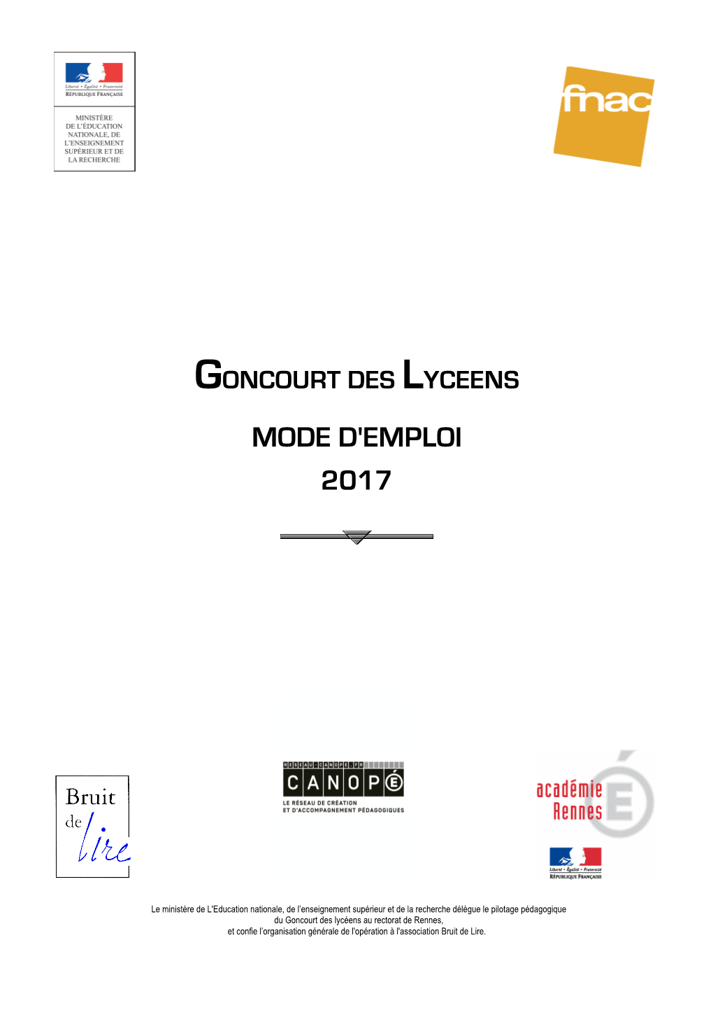 Mode D'emploi 2017