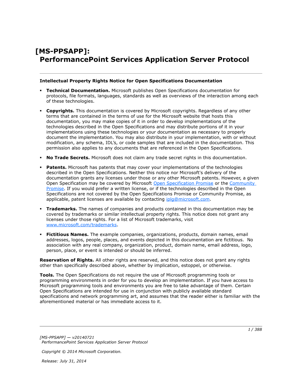 Intellectual Property Rights Notice for Open Specifications Documentation s30