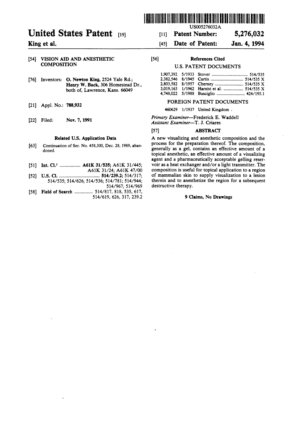 US5276032.Pdf