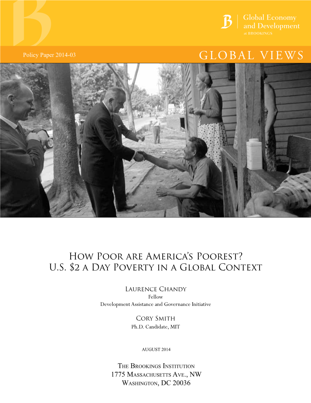 U.S. $2 a Day Poverty in a Global Context