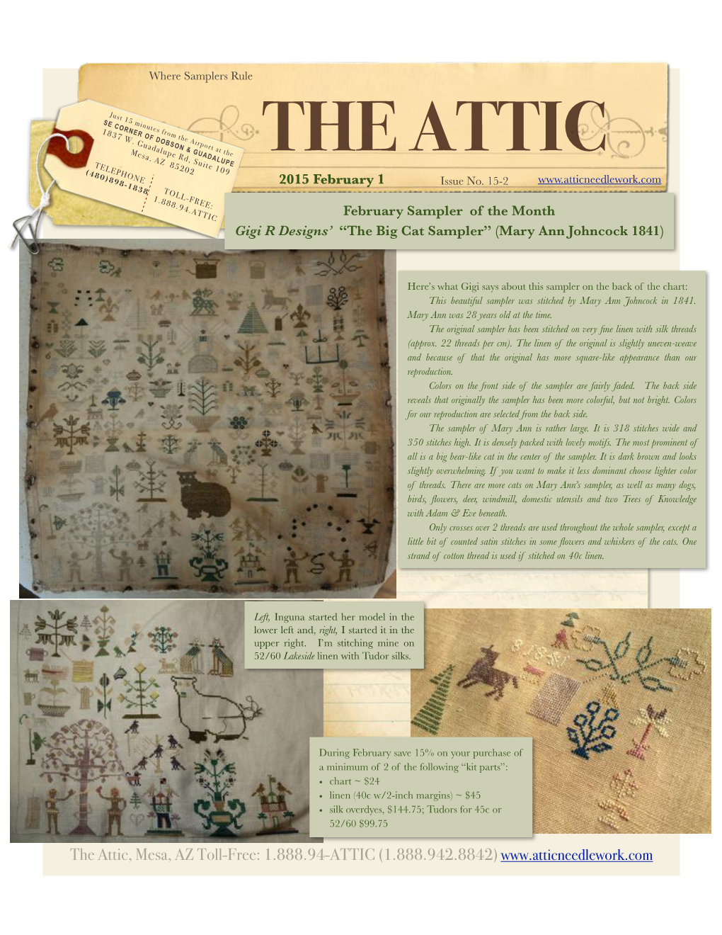 Attic Sampler Newsletter 02012015