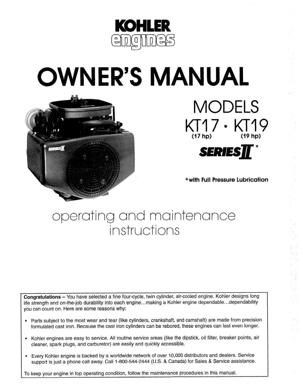 Models KT17 & KT19 Series II