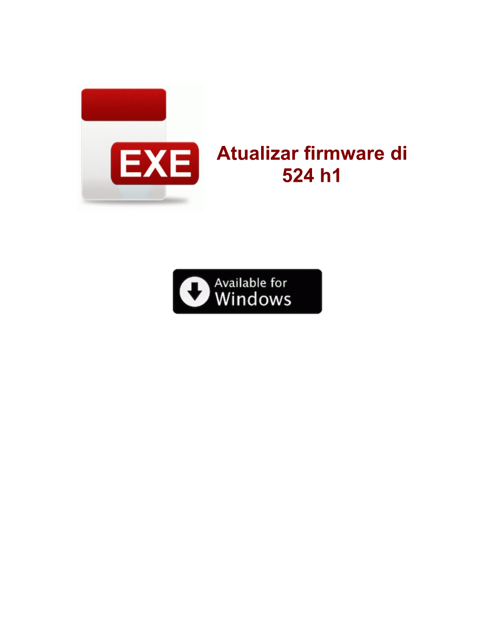 Atualizar Firmware Di 524 H1