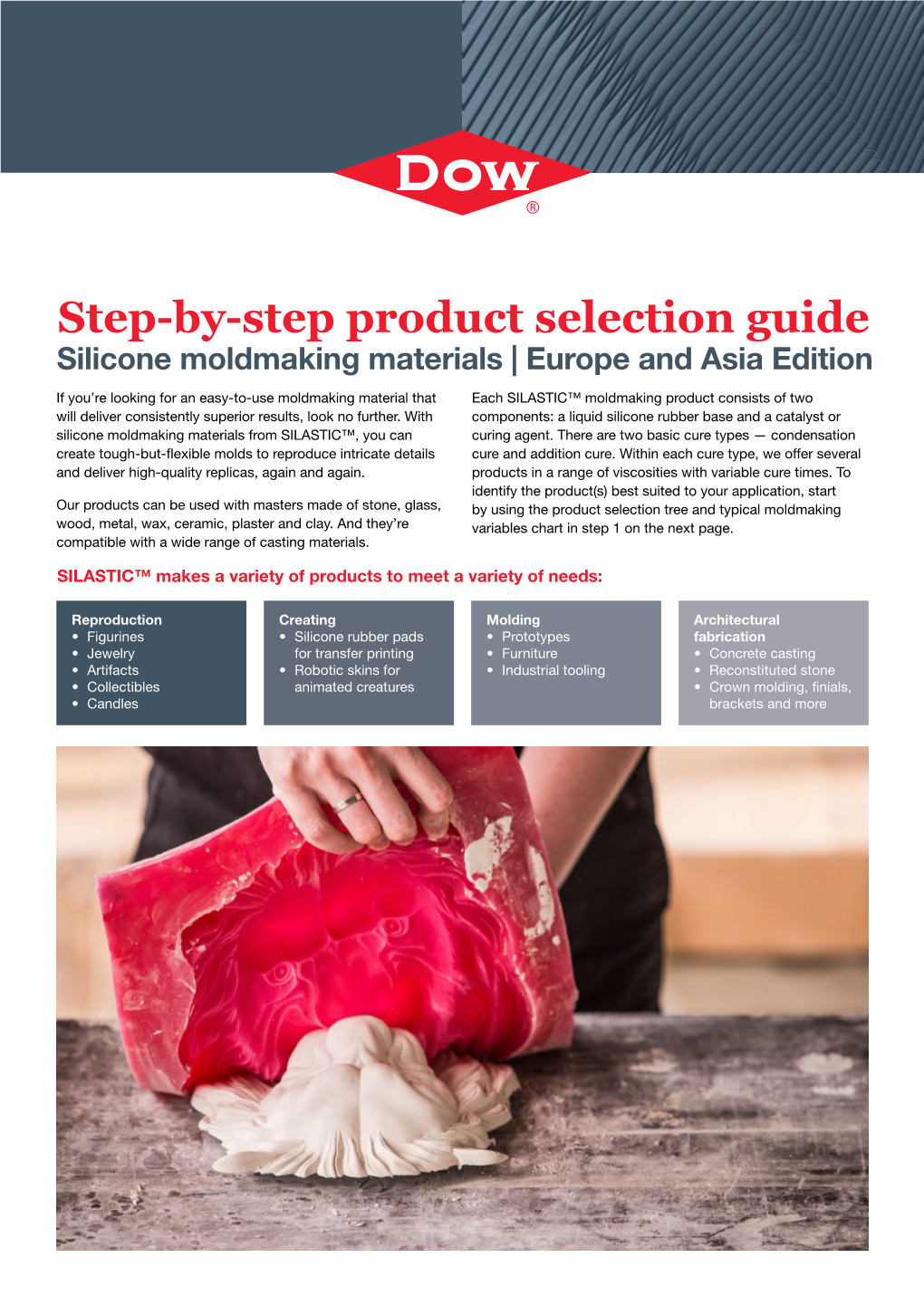 Step-By-Step Product Selection Guide Silicone Moldmaking Materials | Europe and Asia Edition