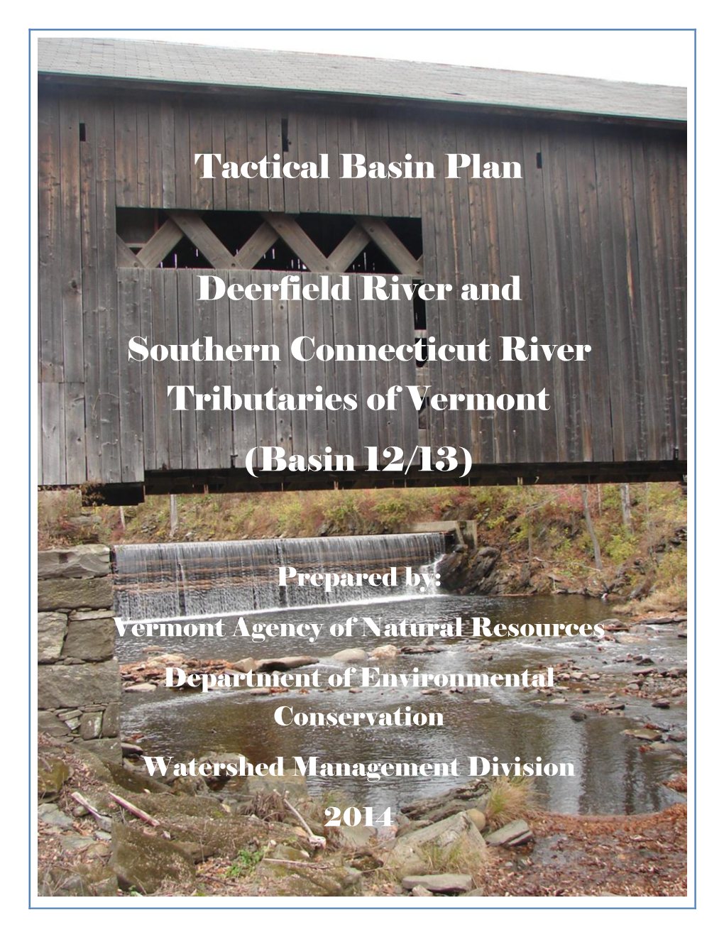 Deerfield River Tactical Basin Plan