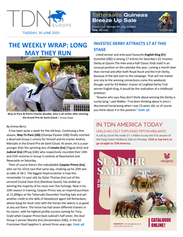 The Weekly Wrap: Long May They