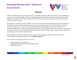 Kitchener Survey Results