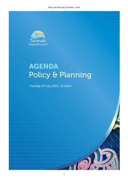 Policy & Planning Committee Agenda July 2021