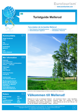 Turistguide Mellerud