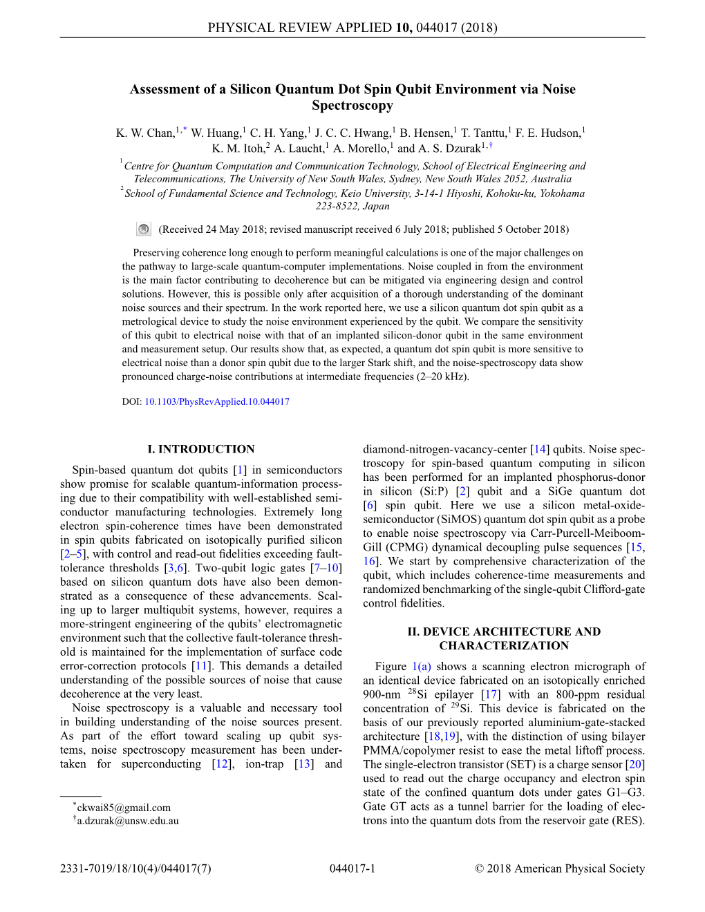 Assessment of a Silicon Quantum Dot Spin Qubit Environment Via Noise Spectroscopy