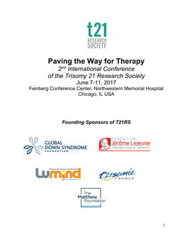 Paving the Way for Therapy
