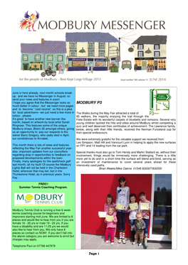 June2014 Modbury Messenger