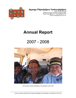2007 2008 Annual Report