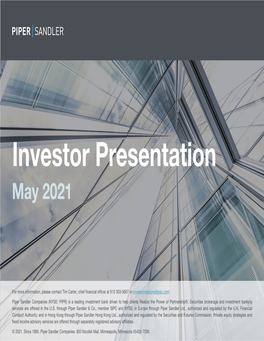 Investor Presentation