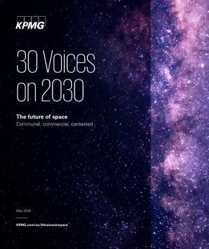 30 Voices on 2030 – the Future of Space