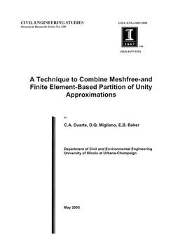 A Technique to Combine Meshfree and Finite- Element