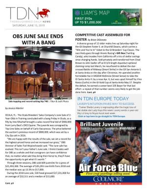 Obs June Sale Ends with a Bang