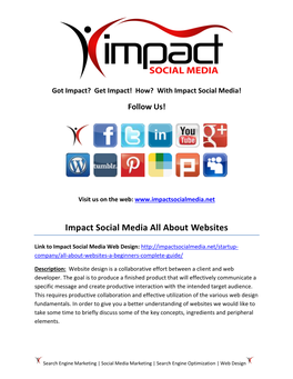 Impact Social Media All About Websites