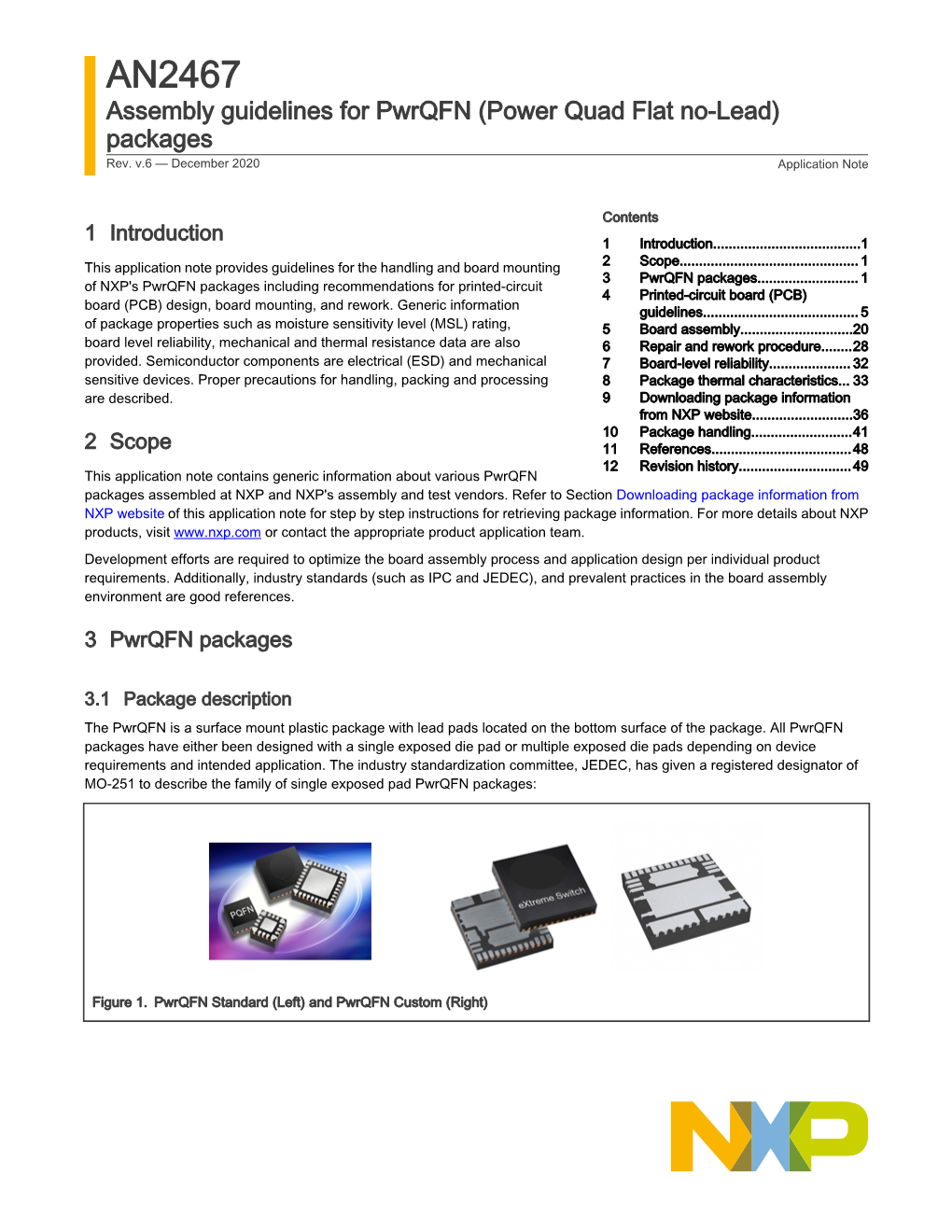 Assembly Guidelines for Pwrqfn (Power Quad Flat No-Lead) Packages Rev