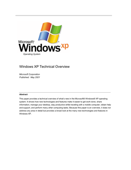 Windows XP Technical Overview
