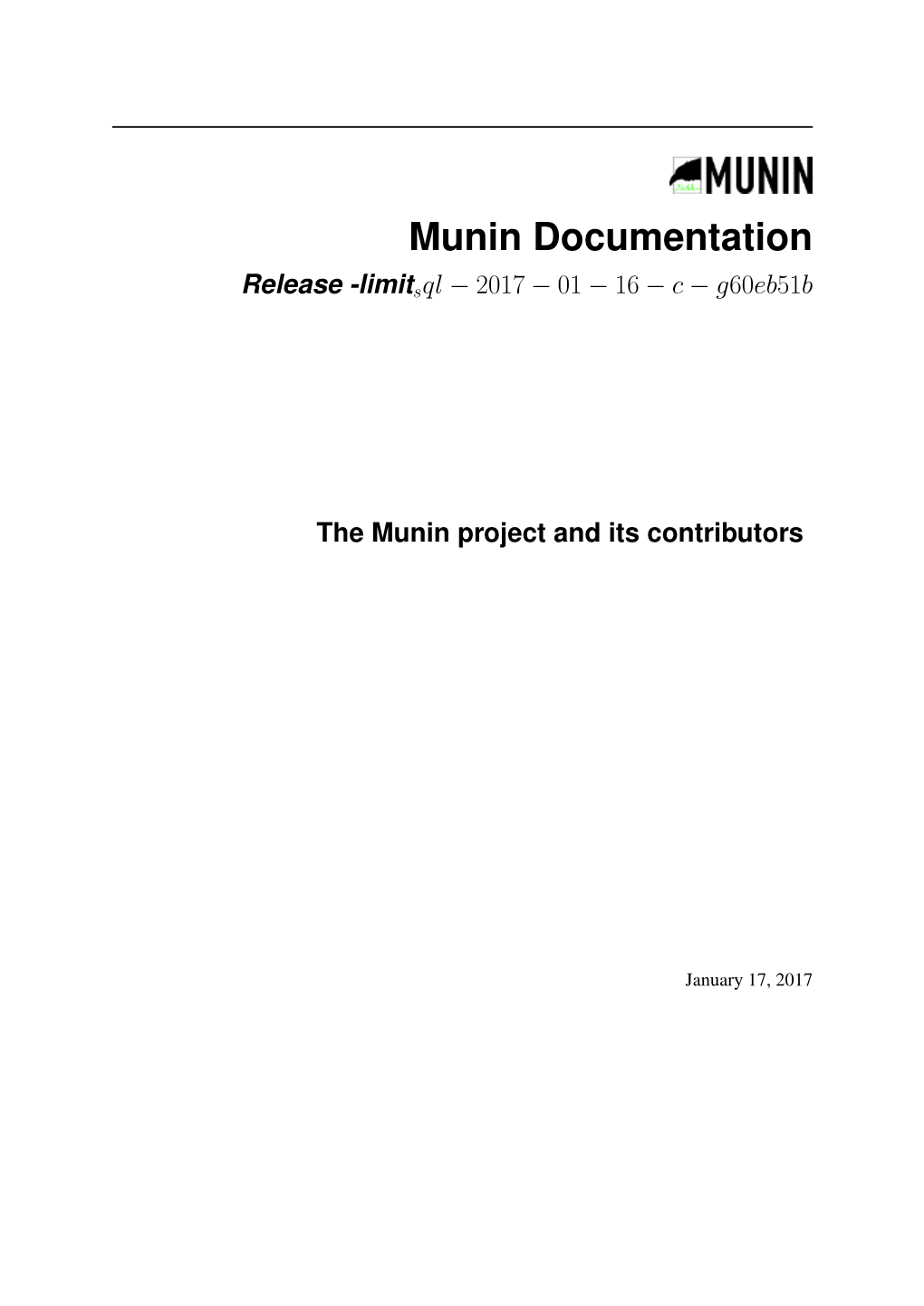 Munin Documentation