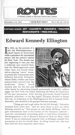 Edward Kennedy Ellington