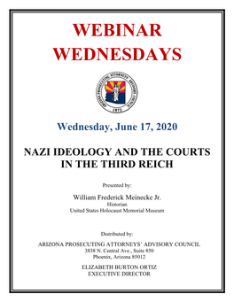 Nazi Ideology and the Courts in the Third Reich