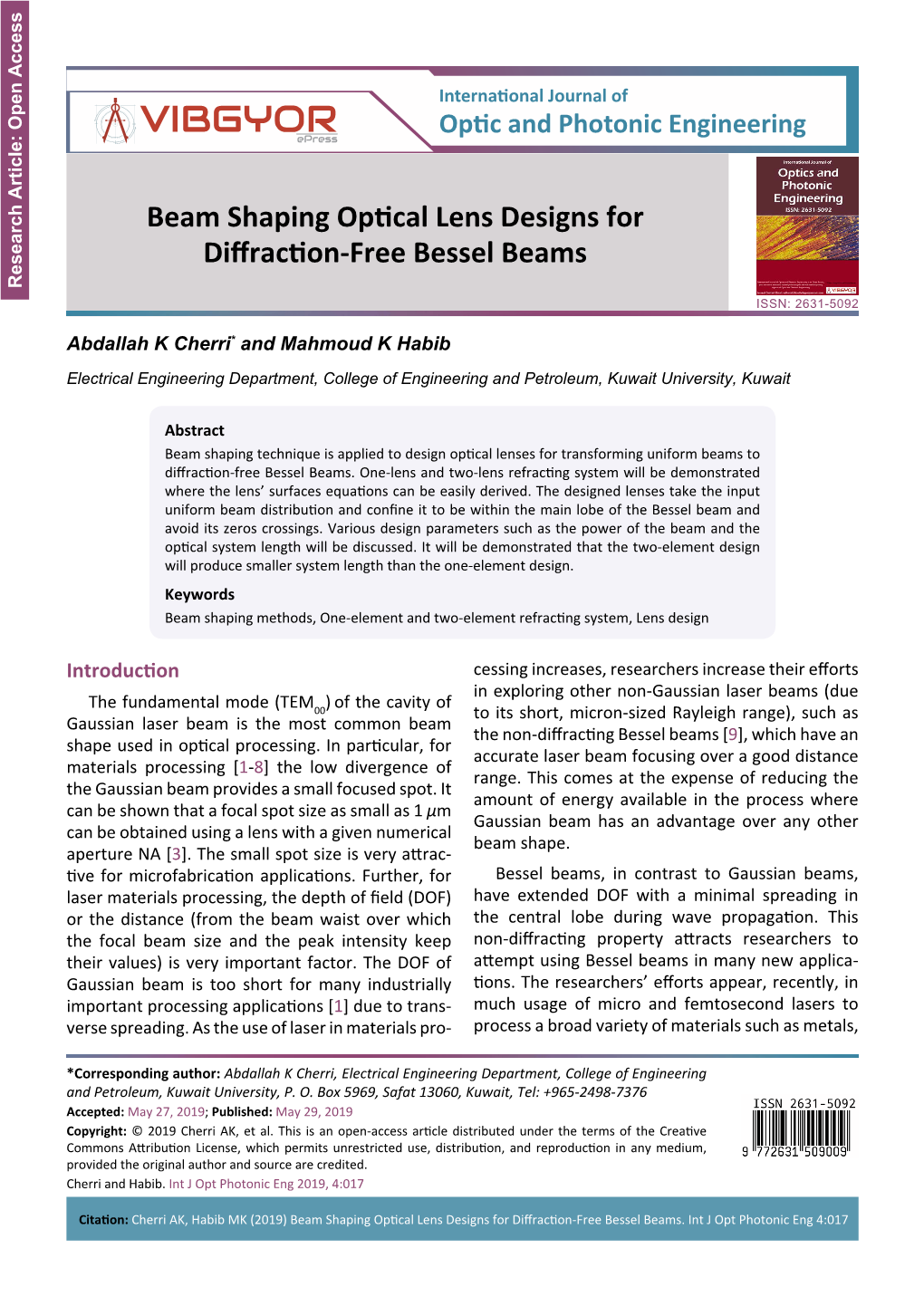 Beam Shaping Optical Lens Designs for Diffraction-Free Bessel Beams