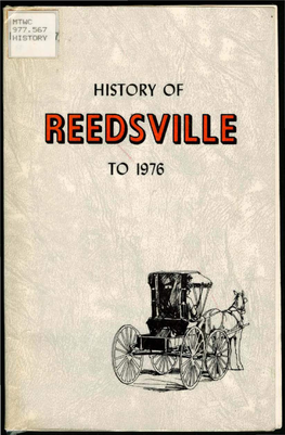 History of Reedsville to 1976.Pdf